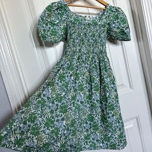 Crew Cuts Green/blue Floral dress size 10